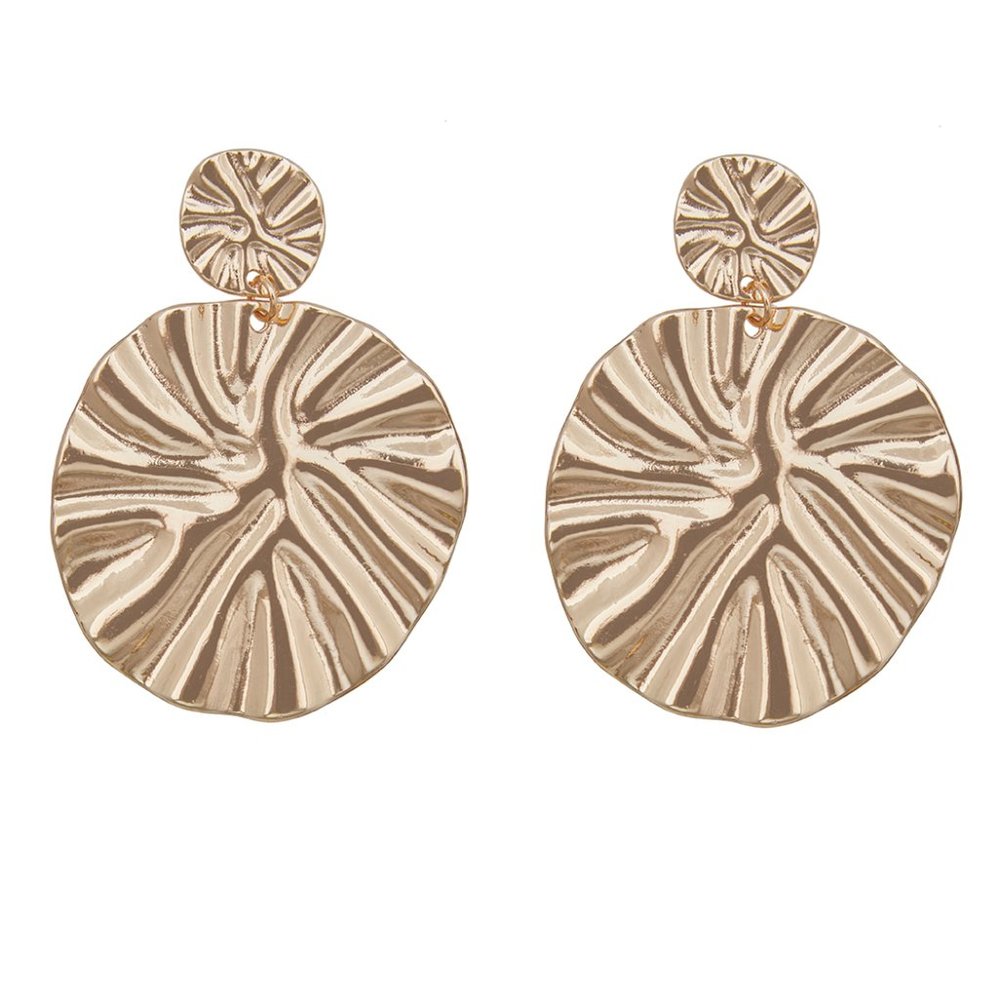 Eloquii Wavy Circle Drop Earring